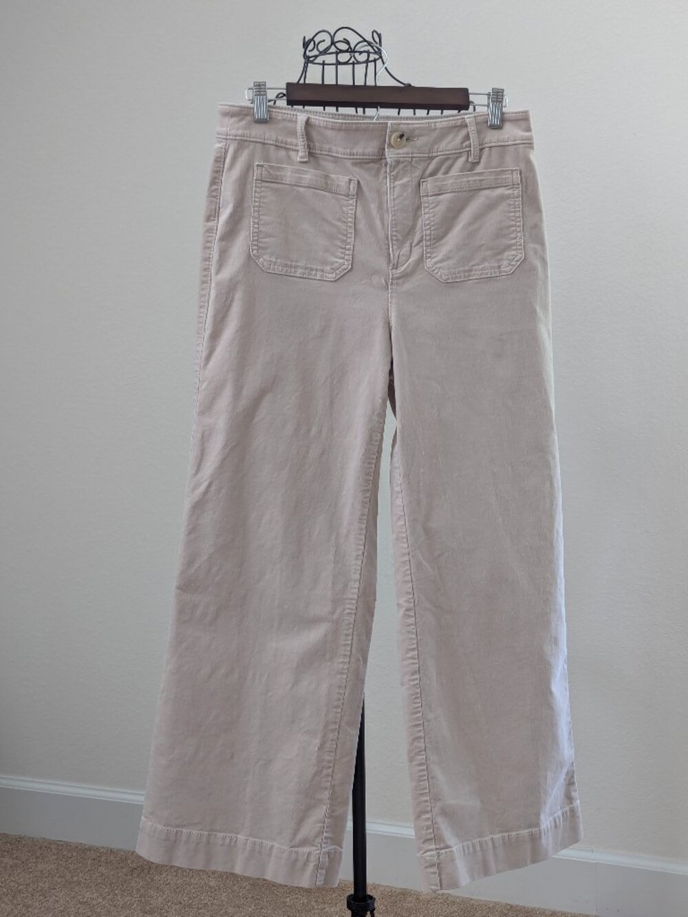 LOFT The Palmer Wide Leg Corduroy Pants 8P